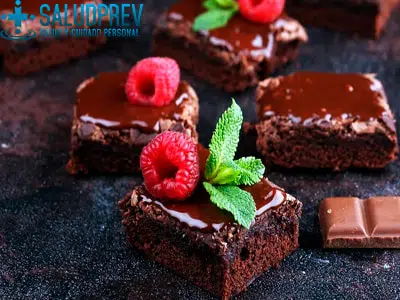 como servir brownie saludable