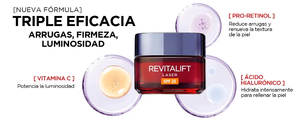 Loreal Revitalit Láser caracteristicas