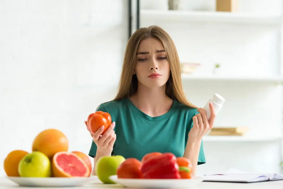 complexo vitamínico ou vitaminas naturais