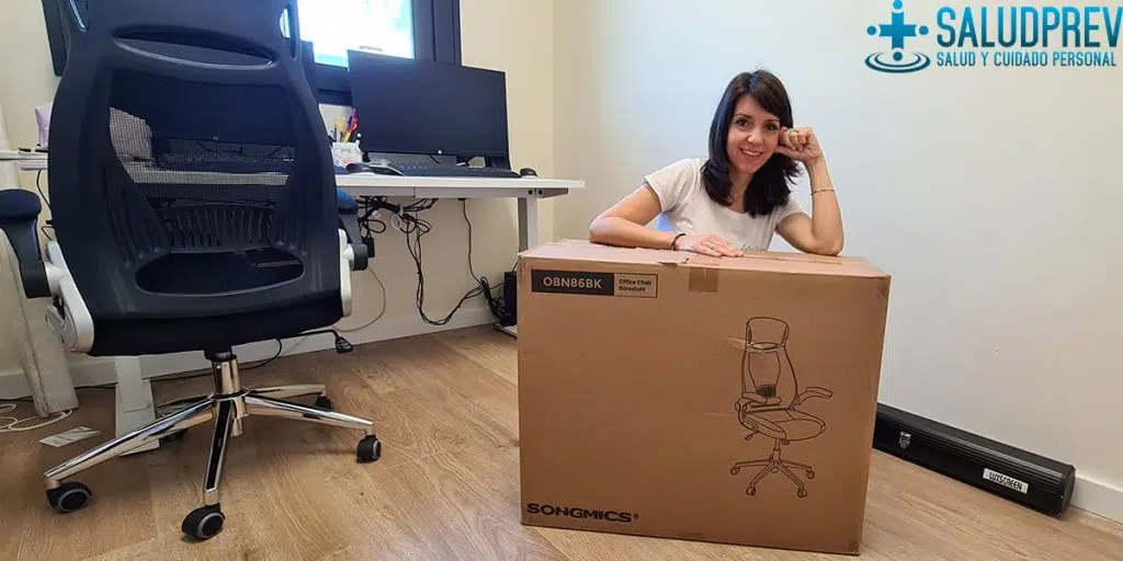 unboxing silla ergonómica Songmics