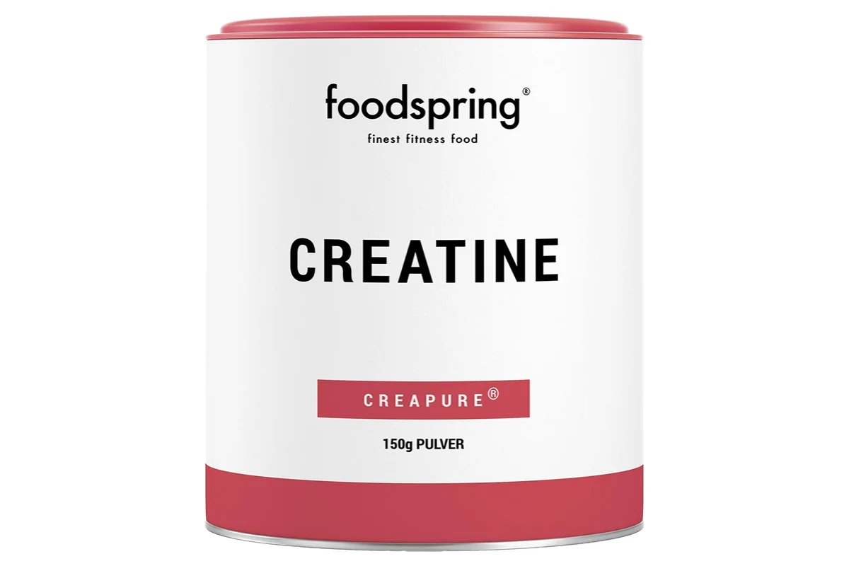 Bote de creatina Creapure de Foodspring de 150 gramos