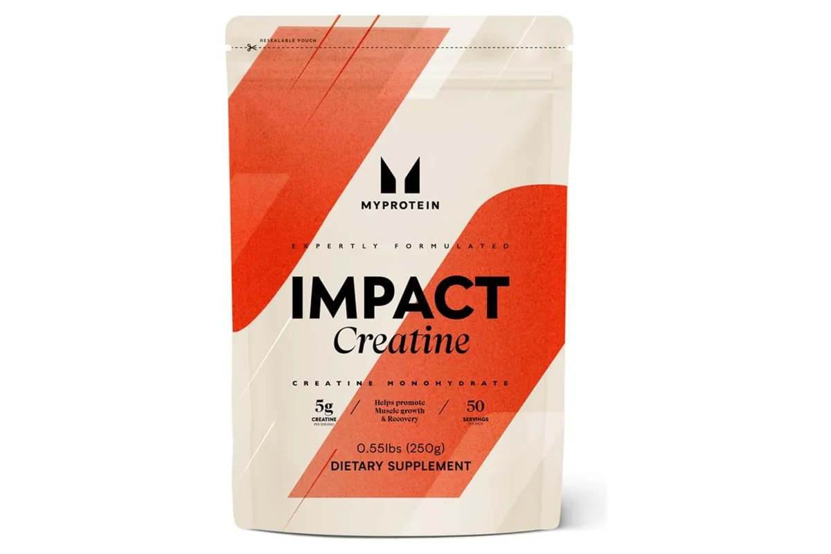 Bolsa de creatina monohidrato Impact de Myprotein de 250 gramos