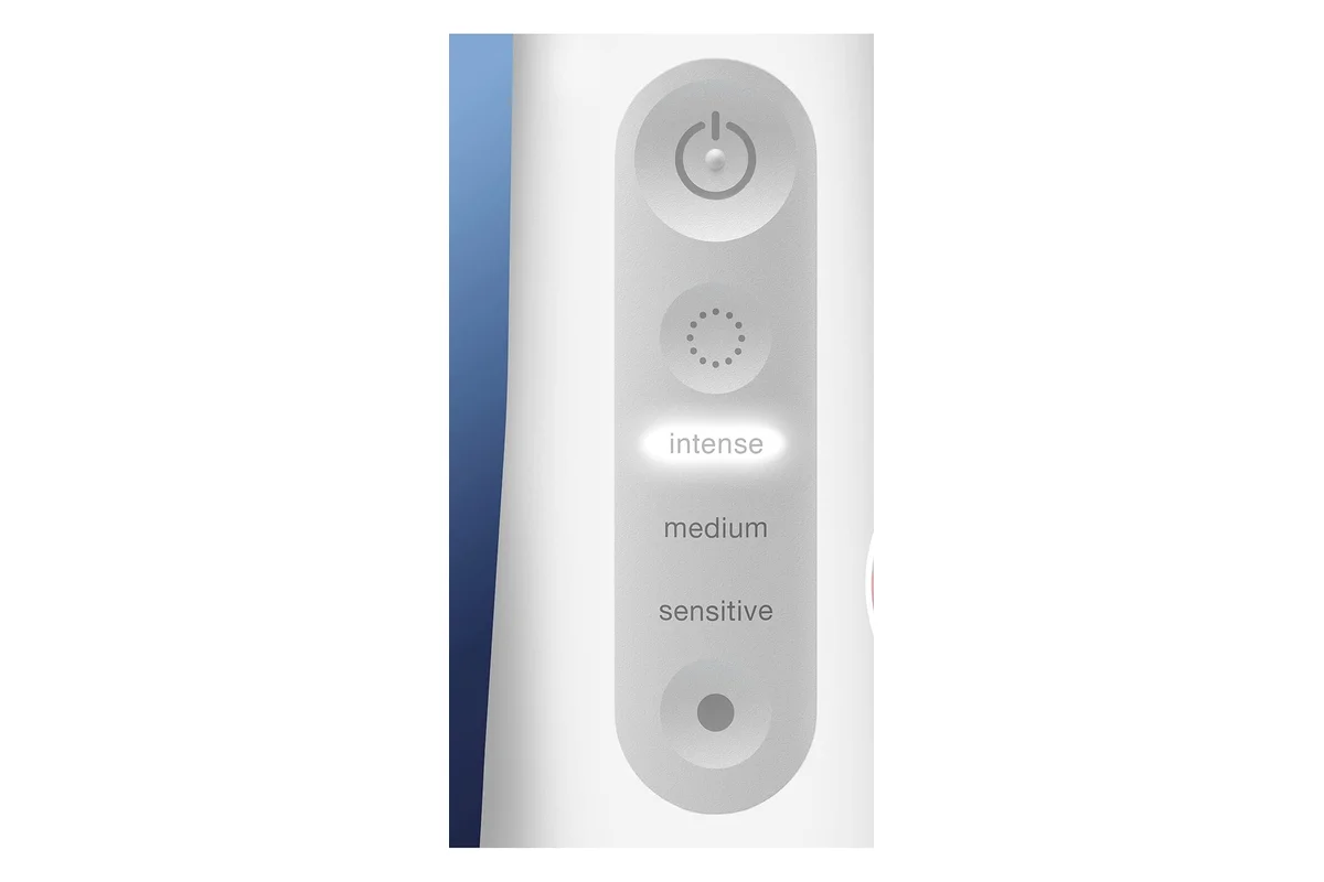 el selector de intensidades del Oral-B Aquacare 6 Pro Expert