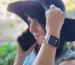 el amazfit bip u rosa en la muñeca durante nuestras pruebas