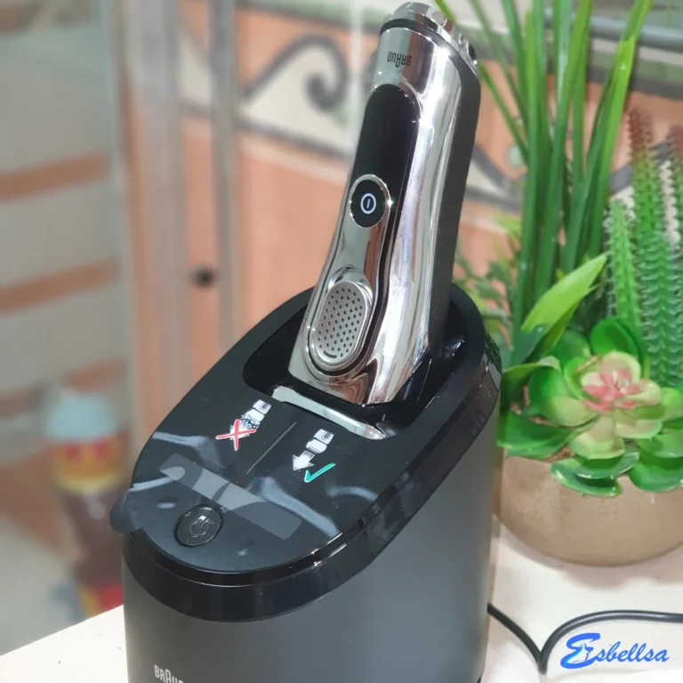Nuestra unidad de Braun Series 9 9395 cc durante las pruebas