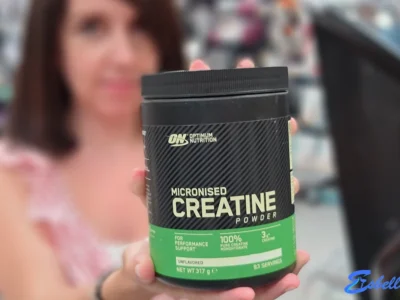 el bote de creatina micronizada de optimum nutrition durante nuestras pruebas