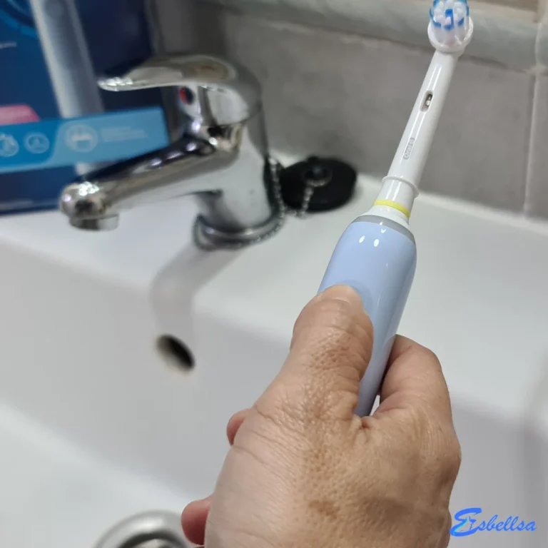 Nuestra unidad de Oral-B PRO 3 3000 durante las pruebas