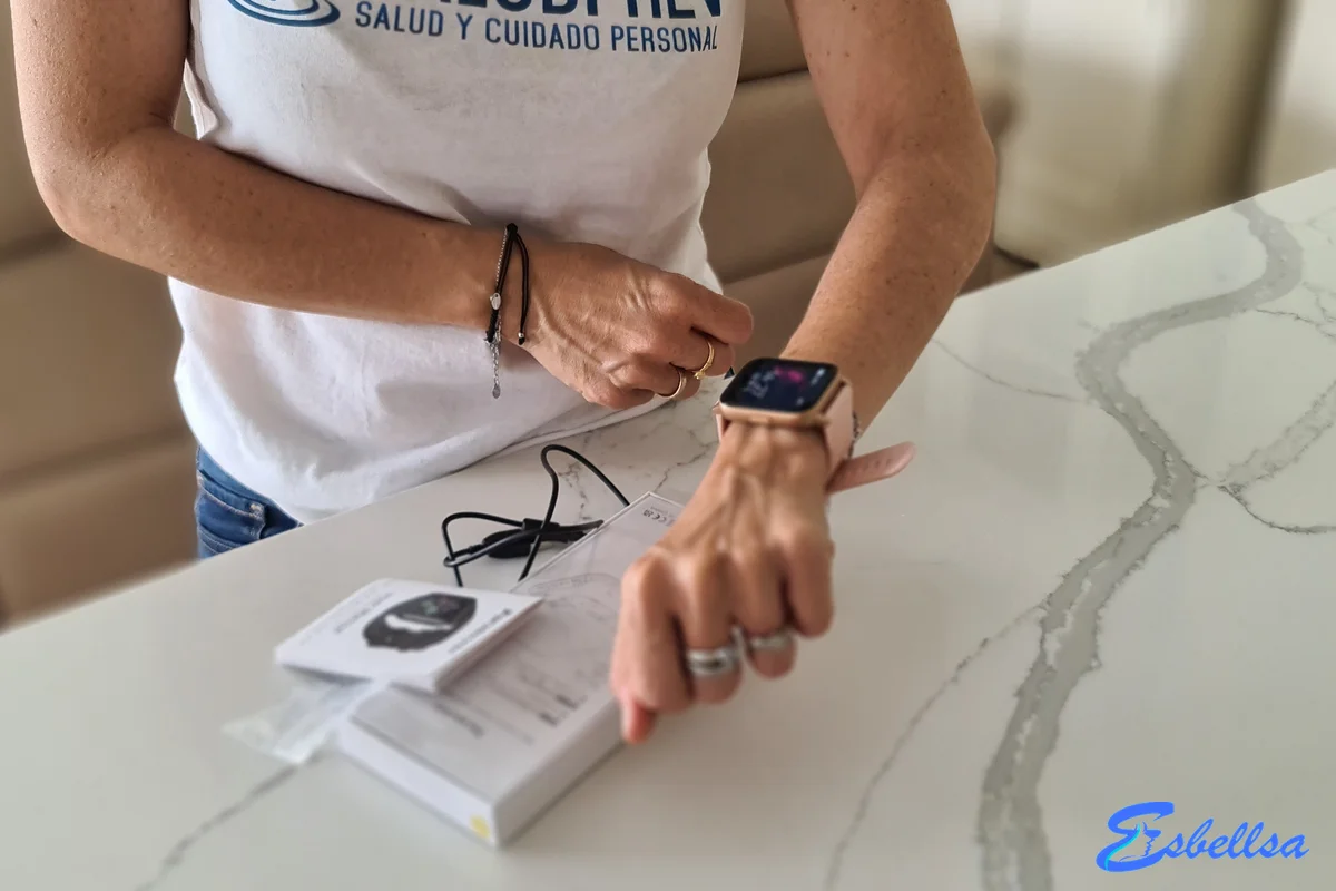 estrenando el parsonver rosa durante nuestras pruebas
