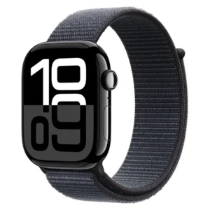 Apple Watch Series 10 con la corona donde se apoya el dedo para el electrocardiograma