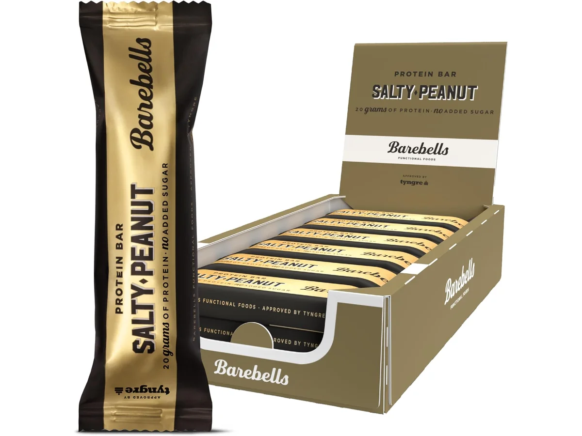 Caja de doce barritas Barebells Salty Peanut