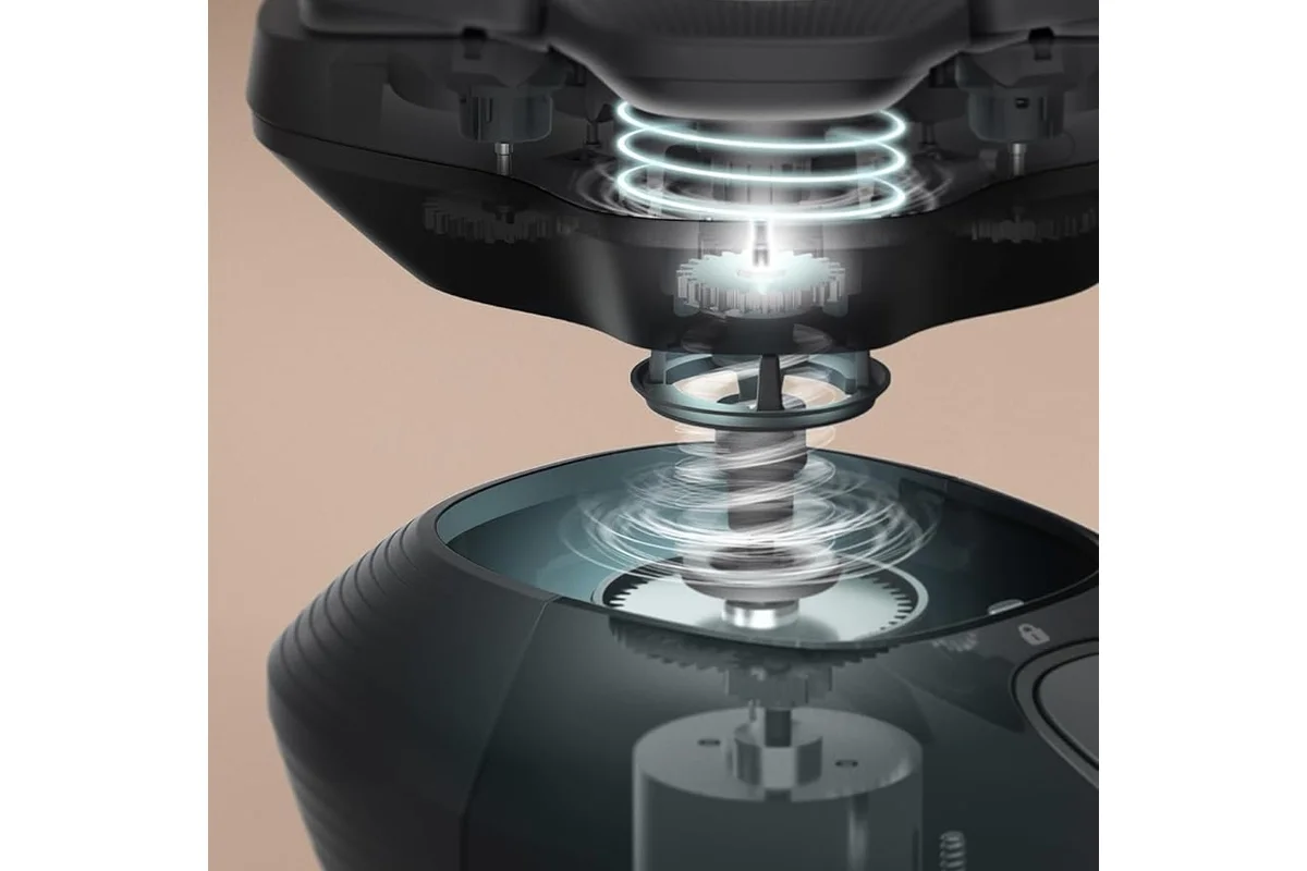 Despiece del cabezal de cuatro discos del Philips Serie 5000 Pro