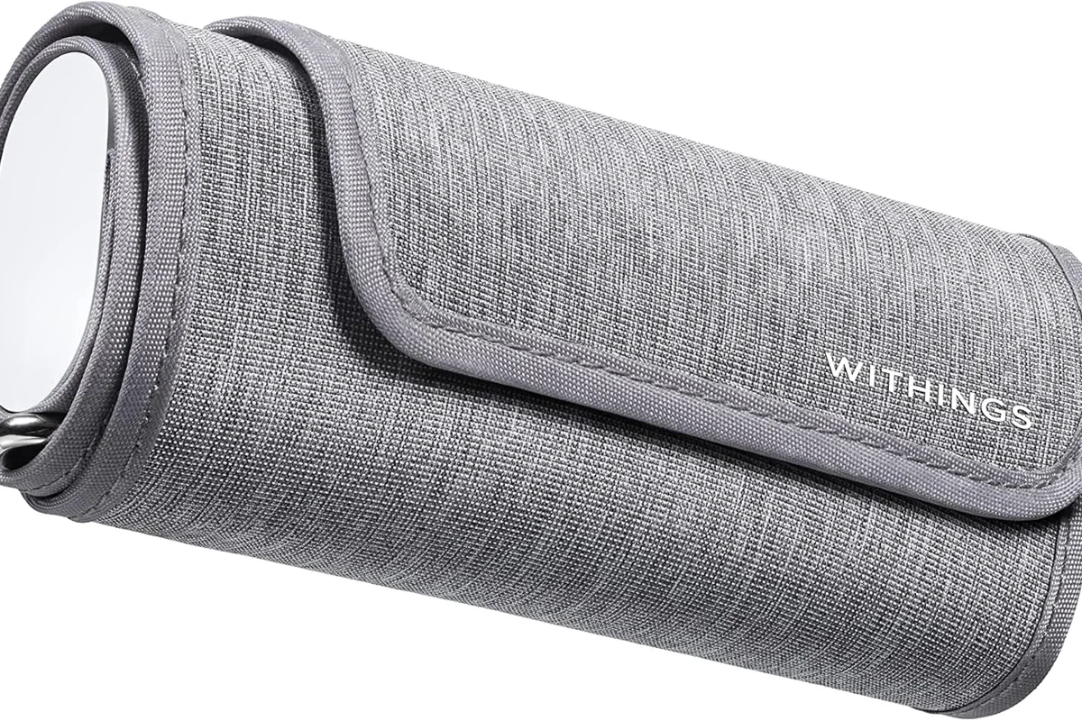el withings bpm connect enrollado sobre sí mismo