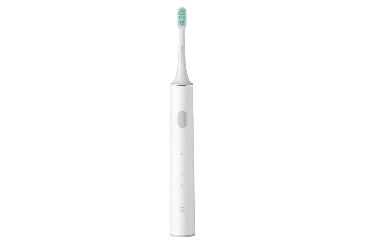 el mango del xiaomi mi smart electric toothbrush t500 con su cabezal montado