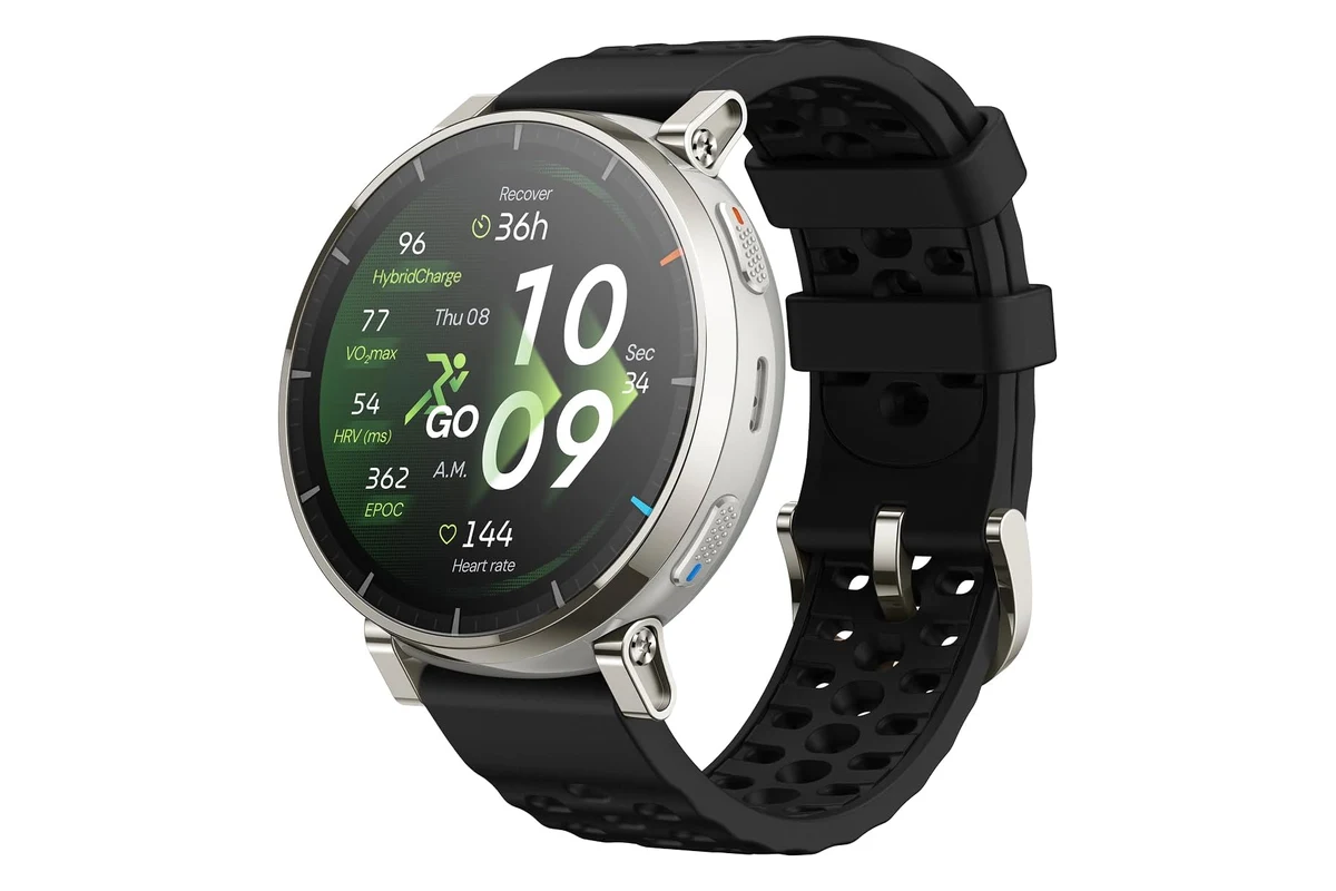 Amazfit Active 3 Premium con marco de acero y cristal de zafiro