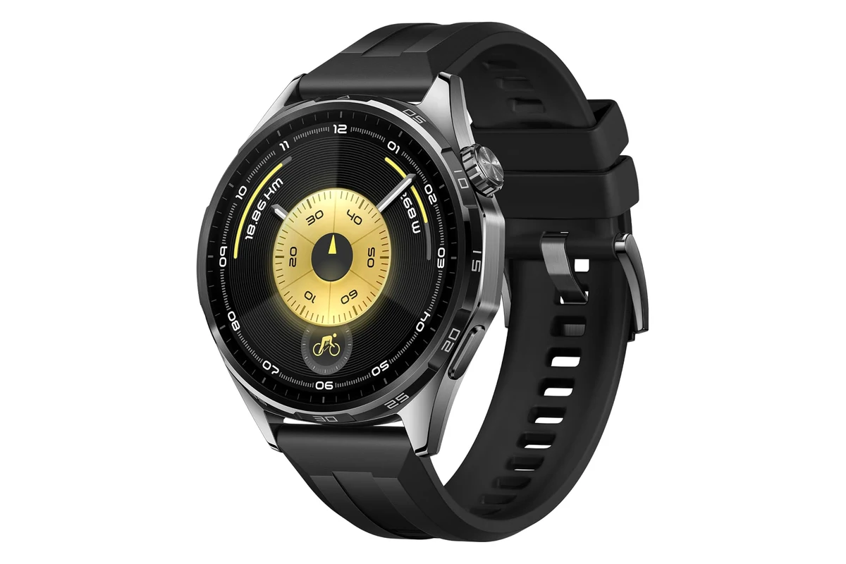 Huawei Watch GT 6 de 46 mm con caja de acero y correa de silicona