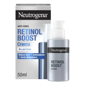 Neutrogena Retinol Boost crema antiedad de 50 ml con su caja
