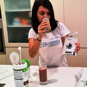 probando batidos Herbalife